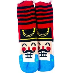 Butterthief Unisex Patterned Calf-Length Sherpa Socks image 4