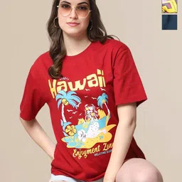 Mast & Harbour Women Pack Of 3 Printed T-shirt-picture-21