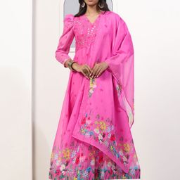 Moda Rapido Women Floral Printed Regular Kurta with Trousers & With Dupatta-3