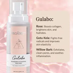Organity Set Of 2 Gulabo Soundarya Activating Face Mist- 100 ml & Cleansing Balm- 50 g image 2
