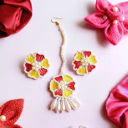 Tipsy closet Women Red Jewellery Set-picture-19