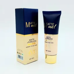 CVB Matte Me +Poreless Normal To Oily Skin Foundation - 60 ml - Soft Ivory 02 image 2