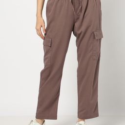 GAP Women Tapered Fit Cargos Trousers-picture-35