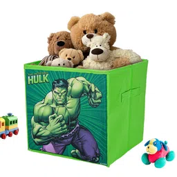 Kuber Industries Green & Blue Marvel Hulk Multi-Utility Organisers-44