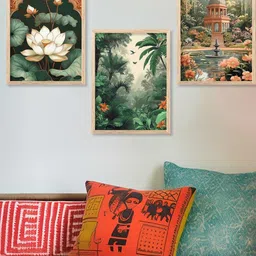 Traditional Wall Art With Frame Home Decor Wall Painting For Living Room Office Bedroom-image-71