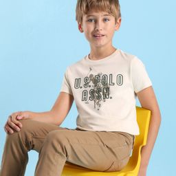 U.S. Polo Assn. Kids Boys Brand Logo Printed T-shirt-picture-37