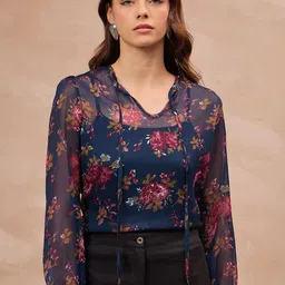 all about you Floral Print Crop Top-image-37