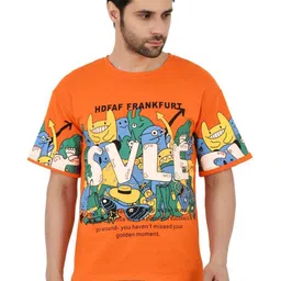 SAGEWARE Graphic Printed Round Neck Cotton T-shirt-picture-2