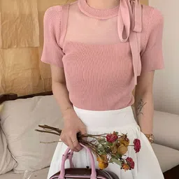 KPOP Women Round Neck Top-30