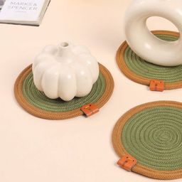 Umami Studio 3-Pcs Green Round Table Placemats-image-46