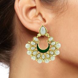 ZIVOM Contemporary Jhumkas Earrings-image-34