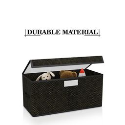 Kuber Industries Black 3 Pieces Drawer Organiser With Lid image 4