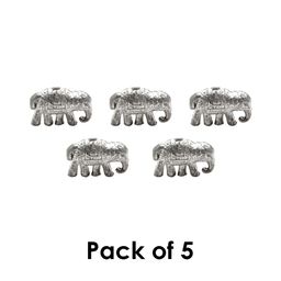 DOKCHAN Silver Toned 5 Pieces Lead Elephants-image-37