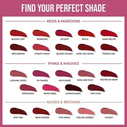 Insight Cosmetics Long-Lasting 24 Hrs Non Transfer Matte Lipstick - Moody image 5