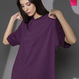 TITTLI Pack Of 2 Drop-Shoulder Sleeves Cotton Oversized T-shirt-image-67