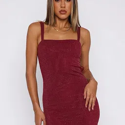 StyleCast x Revolte Embellished Shoulder Straps Bodycon Mini Dress-image-53