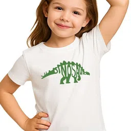 TAGWEAR Girls Dinosaur Printed Cotton T-shirt-picture-10
