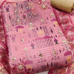 Maroosh Printed Viscose Rayon Unstitched Dress Material-image-25