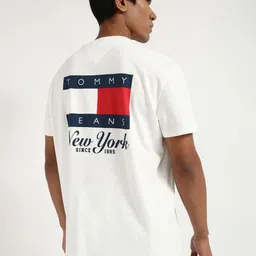 Tommy Hilfiger Men Graphic Printed Cotton T-shirt-image-88