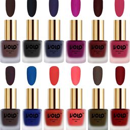 VOLO Set Of 12 Velvet Matte Nail Polish - 8 ml Each-image-20