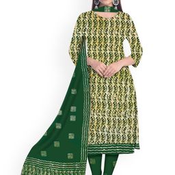Farooq Dyeing Floral Batik Printed Pure Cotton Unstitched Dress Material-image-68