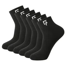 FOOTPRINTS  Pack Of 6 Patterned Organic Cotton and Bamboo Above Ankle-Length Socks-26