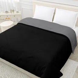 RF RELAXFEEL Black & Grey Heavy Winter 233 GSM Single Bed Quilt-picture-25