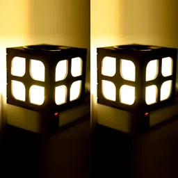 Gojeeva Brown Wooden Camphor Diffuser With Switch And Lamp-38