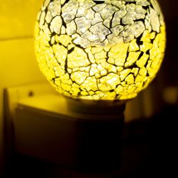 Gojeeva White & Yellow Camphor Diffuser Glass With Switch-20