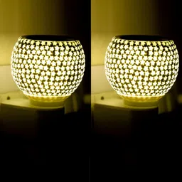 Gojeeva White Camphor Diffuser Glass With Switch-18