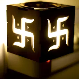 Gojeeva Brown Camphor Diffuser Wooden & Glass With Switch-18