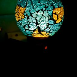 Gojeeva White & Green Camphor Diffuser Glass With Switch-5