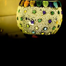 Gojeeva White & Yellow Camphor Diffuser Glass With Switch-18