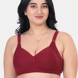 KOMLI Plus Size Lightly Padded Cotton Minimizer Bra-picture-45