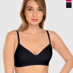 Daisy Dee Pack of 2 Full Coverage Non Padded Cotton T-shirt Bra-All Day Comfort-picture-58