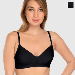 Daisy Dee Pack of 2 Full Coverage Non Padded Cotton T-shirt Bra-All Day Comfort-44