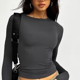StyleCast Solid Round Neck Top-picture-54