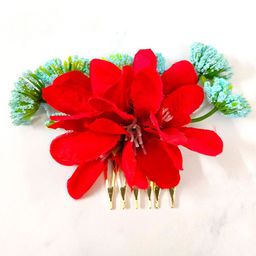Hair Flare Floral Comb Pin-53