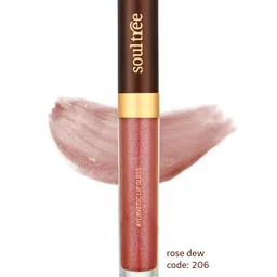 Soultree Ayurvedic Lip Gloss - Rose Dew - 5gm-45