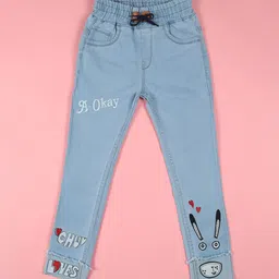 F2M Girls Embroidered Slim Fit High-Rise Stretchable Jeans-picture-31