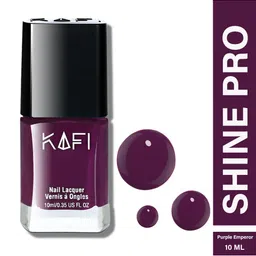 KAFI Shine PRO Long Lasting Nail Lacquer 10ml - Purple Emperor-10