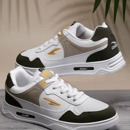 ASIAN Men BOSTON Colourblocked Lace-up Sneakers-image-9