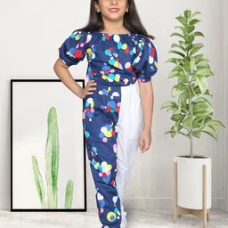 ZIP ZAP ZOOP Girls Printed Cotton Basic Jumpsuit-image-33