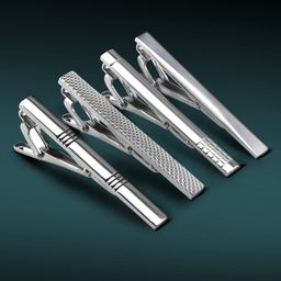 Peora Set Of 4 Silver Plated Tie Pin Brooch-image-36