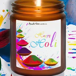 Aromatic Fables White Citrus Splash Holi Scented Candle-45
