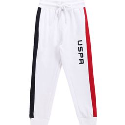 U.S. Polo Assn. Kids Bys Colourblocked  Regular Fit Mid Rise Cotton Joggers-image-62