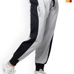 BAESD Girls Pack Of 2 Colourblocked Fleece Joggers-image-57