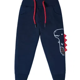 Nino Togs Boys Printed Pure Cotton Mid-Rise Joggers-picture-47