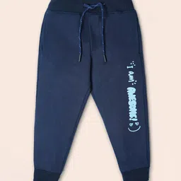 Nino Togs Boys Printed Pure Cotton Mid-Rise Joggers-image-66
