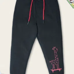Nino Togs Boys Printed Pure Cotton Mid-Rise Joggers-image-68